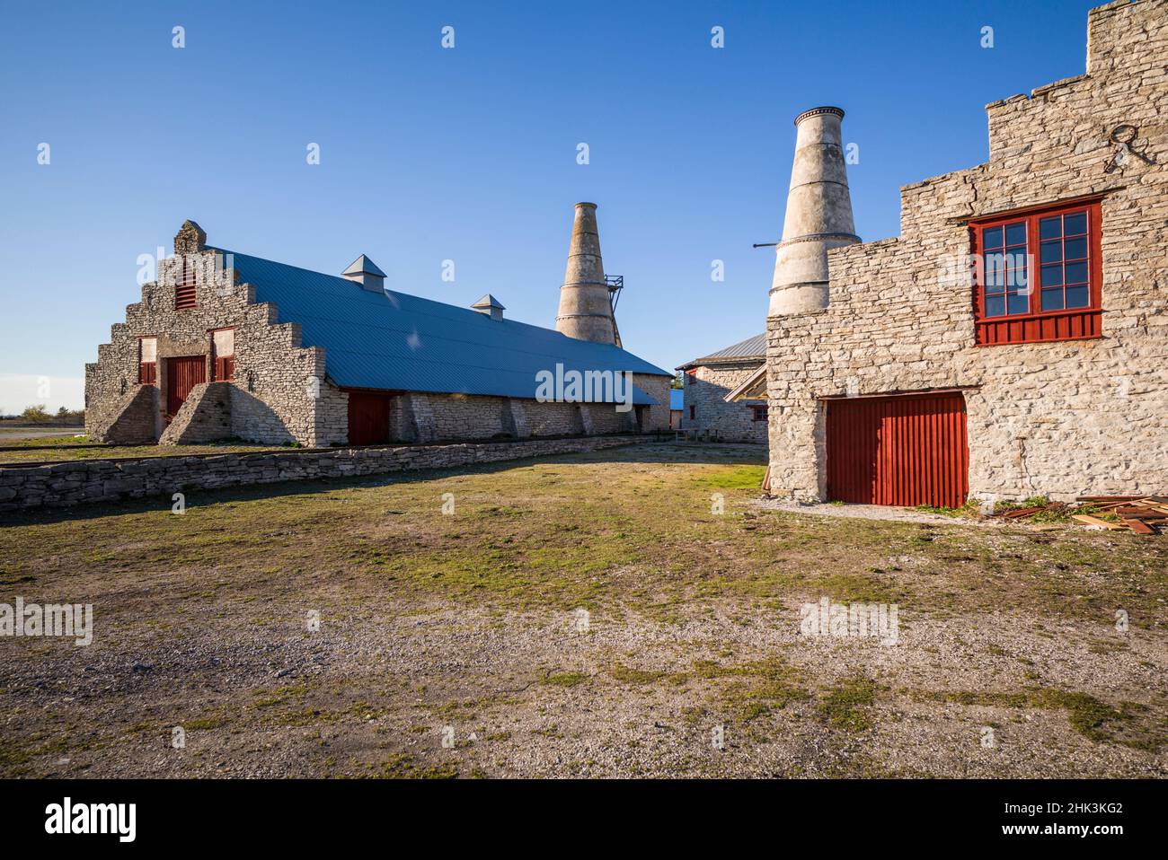 Sweden, Gotland Island, Blase, former lime factory Stock Photo Alamy