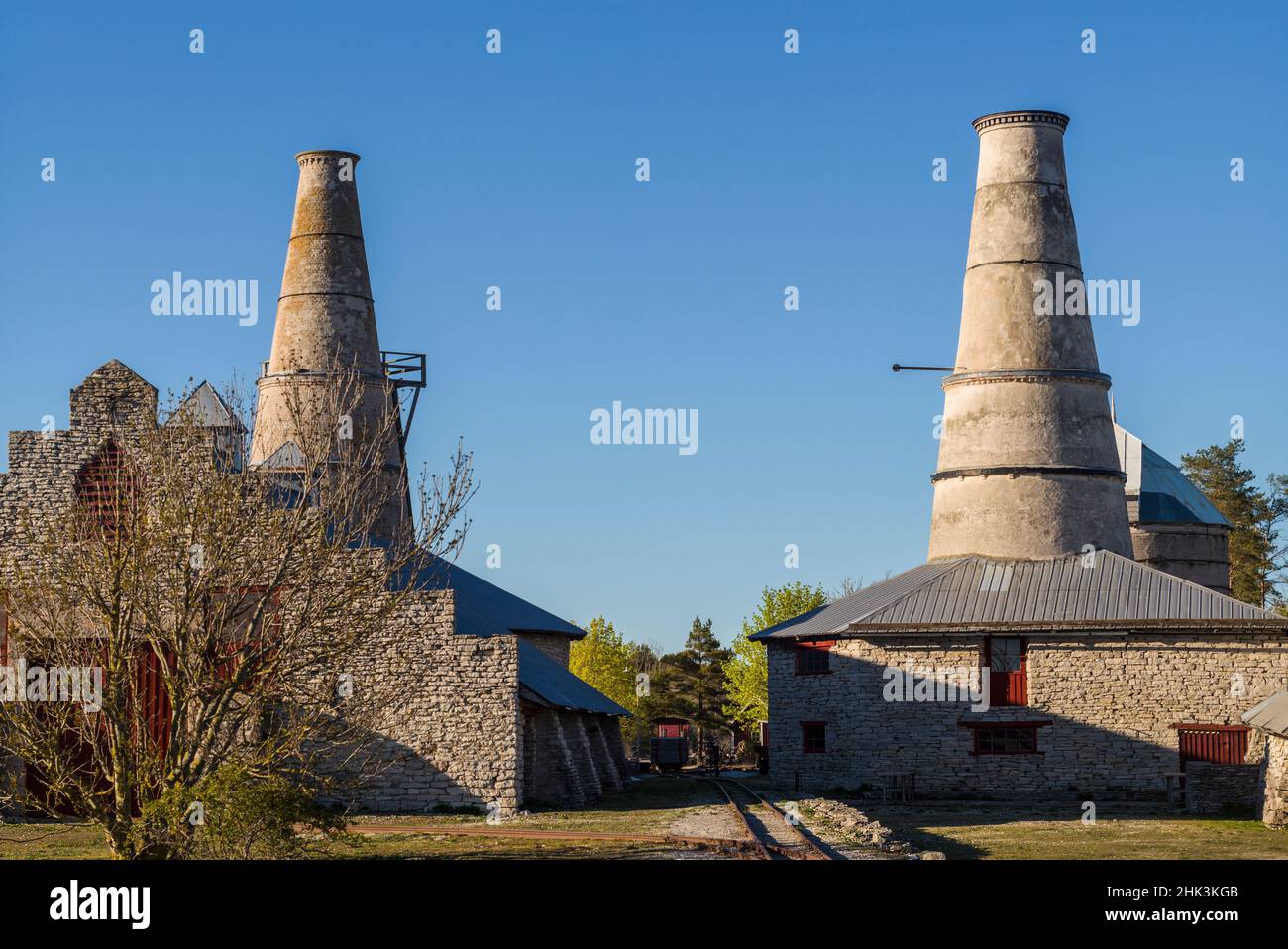 Sweden, Gotland Island, Blase, former lime factory Stock Photo Alamy