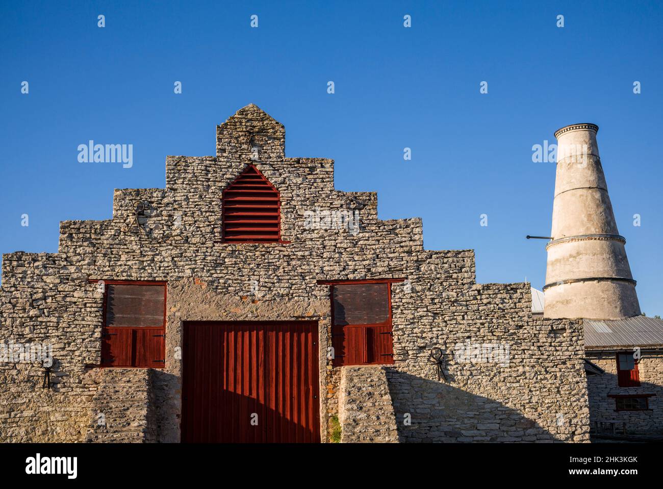 Sweden, Gotland Island, Blase, former lime factory Stock Photo Alamy
