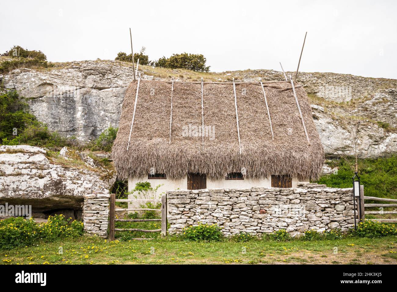 Sweden, Gotland Island, Sundre, farm building, southern Gotland Stock