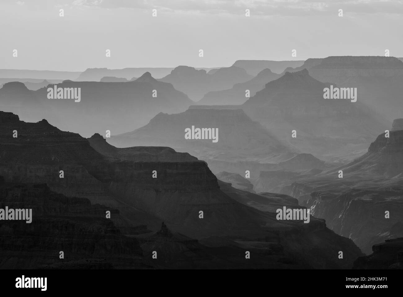 USA, Arizona,Grand Canyon, Grand Canyon National Park south rim Stock Photo