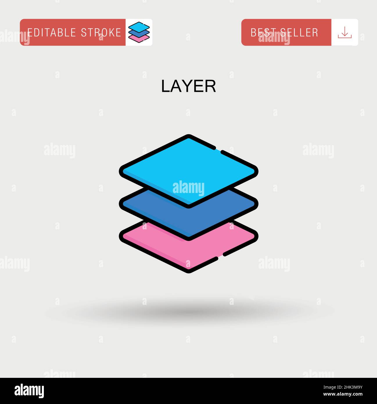 Layers detail Stock Vector Images - Alamy