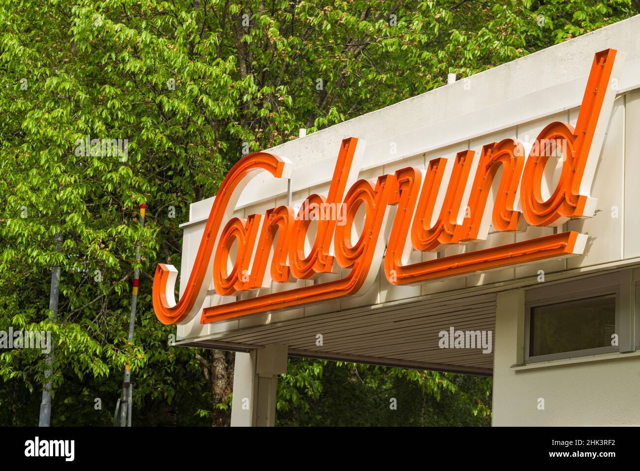 Sweden, Varmland, Karlstad, Sandgrund Karlstad, former dancehall now a gallery for famed Swedish