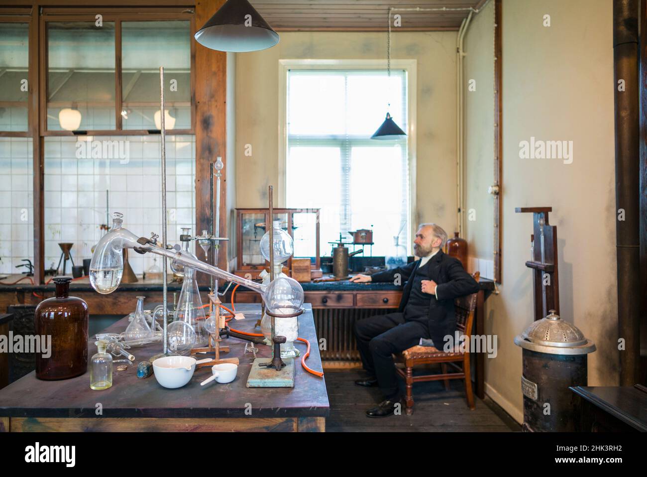 Sweden, Varmland, Karlskoga, Alfred Nobel's laboratory, laboratory ...