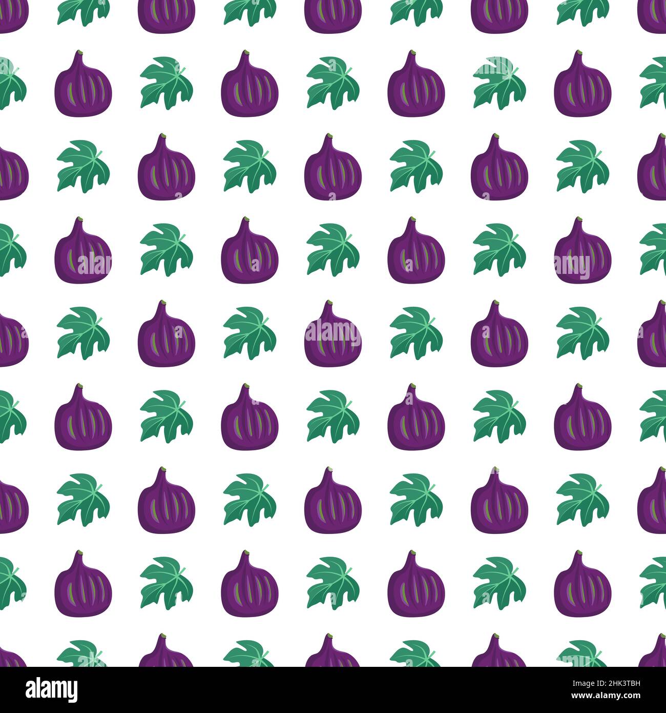 Seamless pattern with fresh sweet tasty fig fruits and leaves. Print of ...