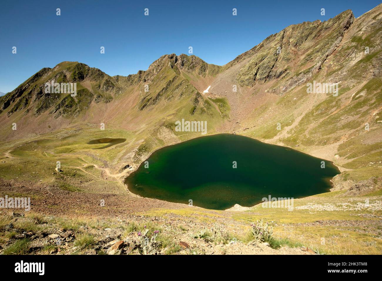 Oncet lake, Sers, Hautes-Pyrenees, France Stock Photo