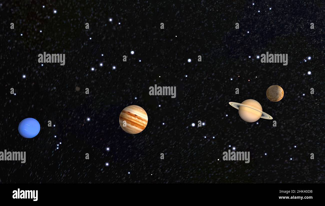 Infinite universe, outer space, stars and Stock Photo Alamy