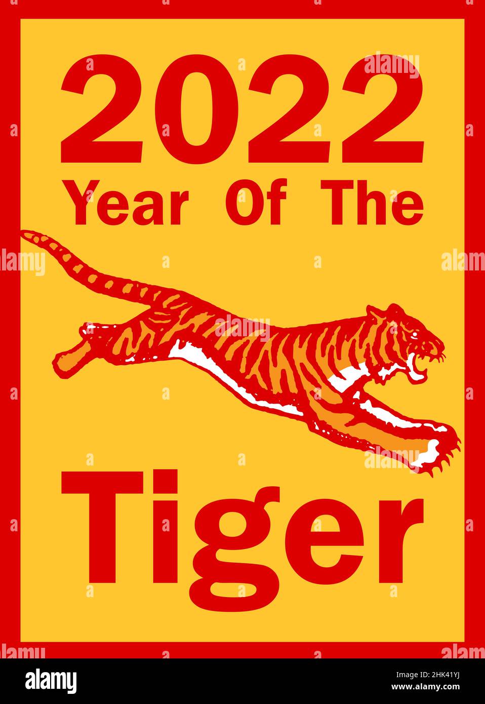 An illustration in traditional colours celebrating the Chinese New Year