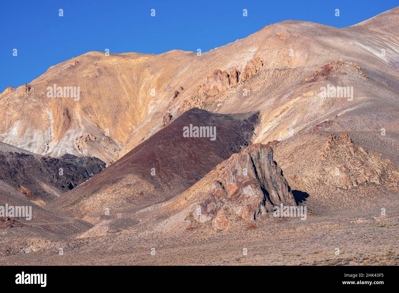 USA, Nevada, Black Rock Desert, Calico Mountains Stock Photo
