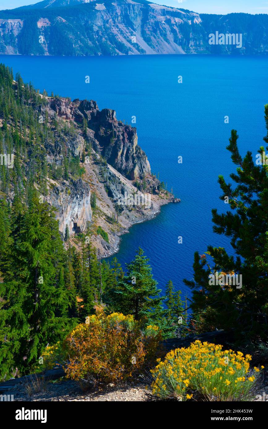 USA, Oregon, Crater Lake National Park, Merriam Point Stock Photo - Alamy