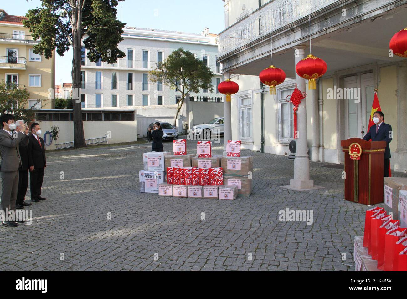 Lisbon, Portugal. 27th Jan, 2022. A distribution ceremony for Spring