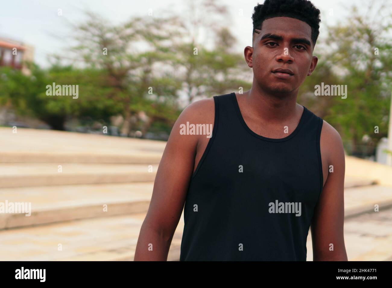 Portrait african american man standing hi-res stock photography and ...