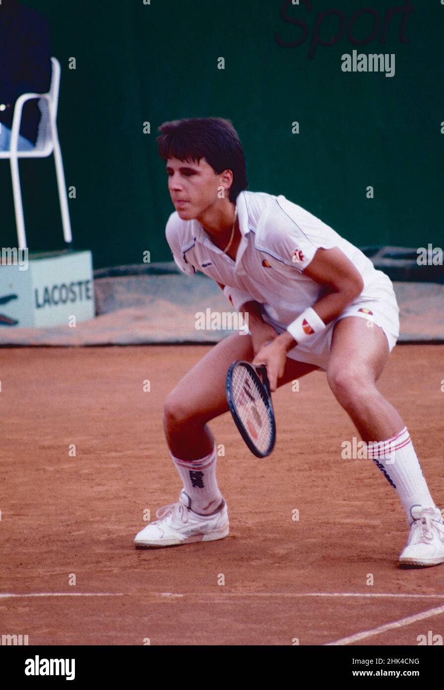 American tennis player Aaron Krickstein, 1987 Stock Photo