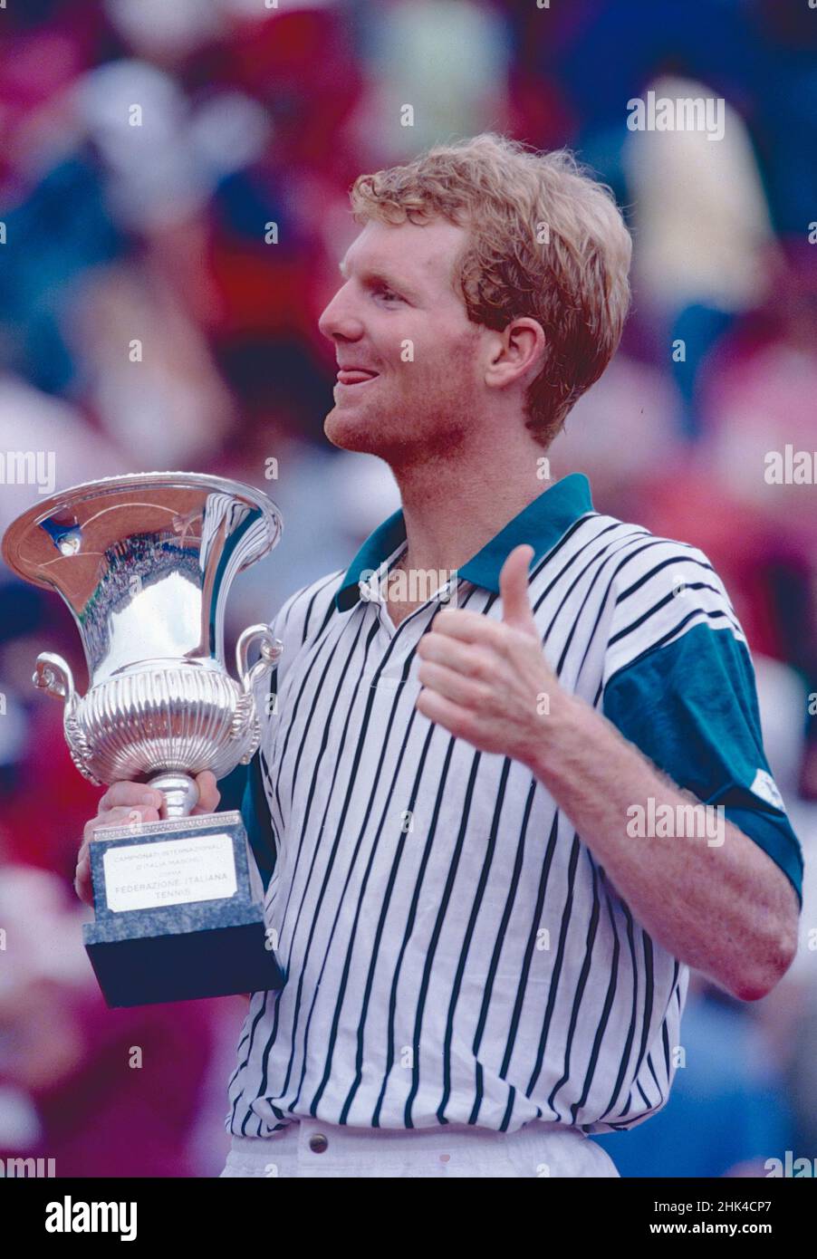 American Tennis Player Jim Courier, Internazionali Rome, Italy 1990s ...