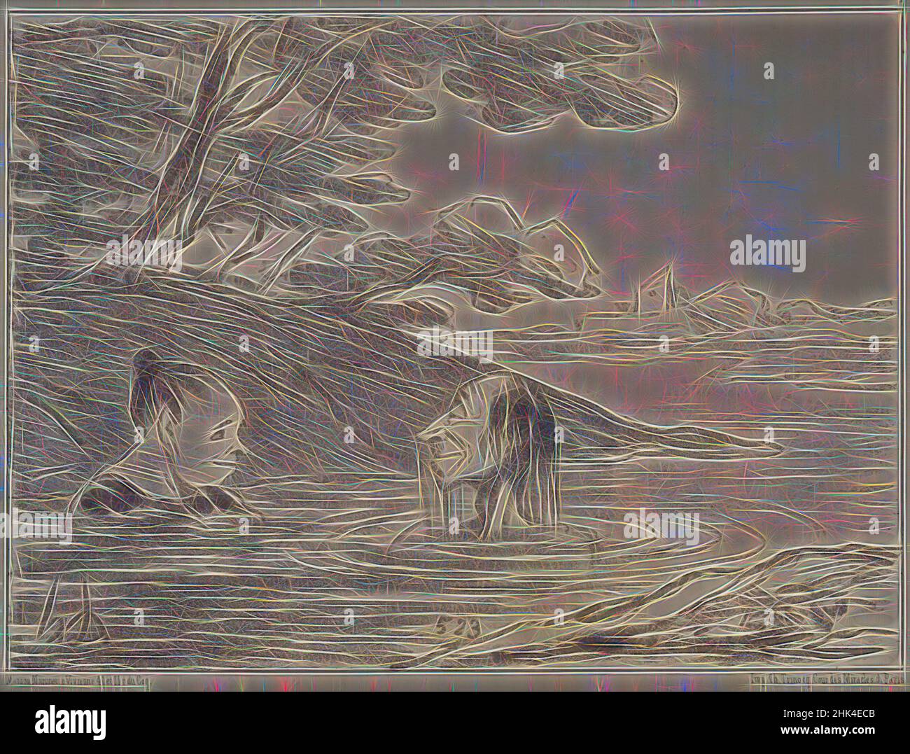 Inspired By Parisian Tritons Male And Female Tritons Parisiens Male Et Femelle Le Charivari Croquis D Ete Sketches Of Summer Plate 1 Honore Daumier French 1808 1879 Lithograph On Newsprint France July 19 1853