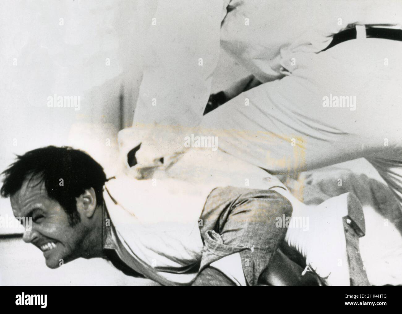 American actor Jack Nicholson in the movie One Flew Over the Cuckoo's Nest, USA 1975 Stock Photo