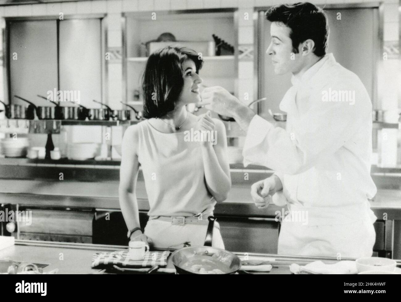 Actors Irene Jacob and Jason Lee in the movie American Cuisine, USA 1998 Stock Photo