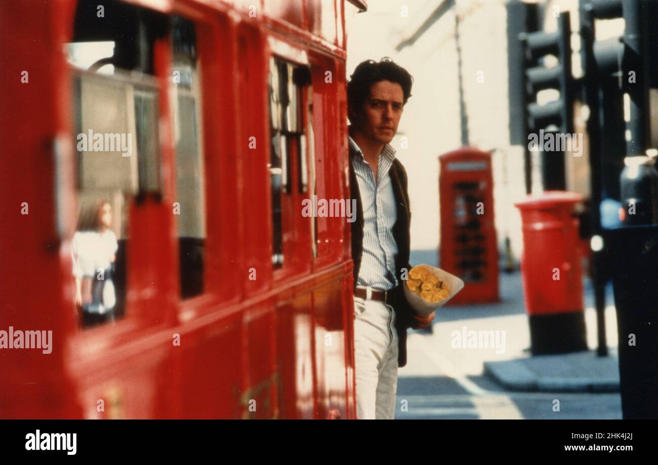 British actor Hugh Grant in the movie Notting Hill, 1999 Stock Photo
