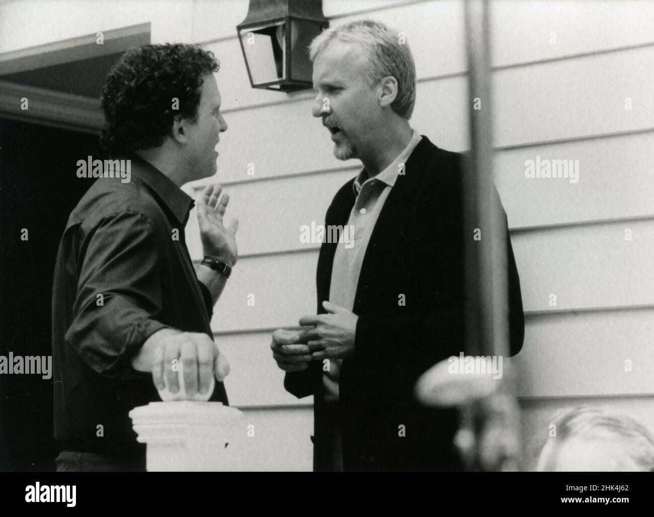 American actors James Cameron (right) and Albert Brooks in the movie The Muse, USA 1999 Stock Photo