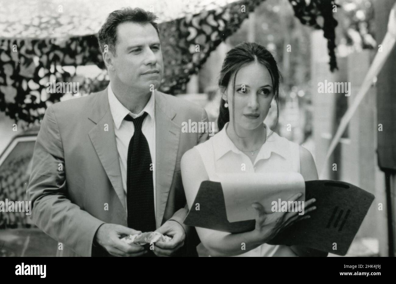 American actors John Travolta and Madeleine Stowe in the movie The General's Daughter, USA 1999 Stock Photo