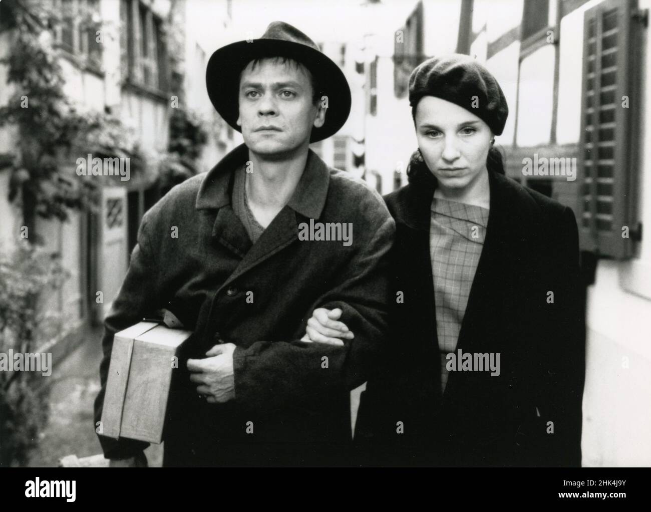 Actors Sylvester Groth and Meret Becker in the movie The Volcano, Germany 1999 Stock Photo