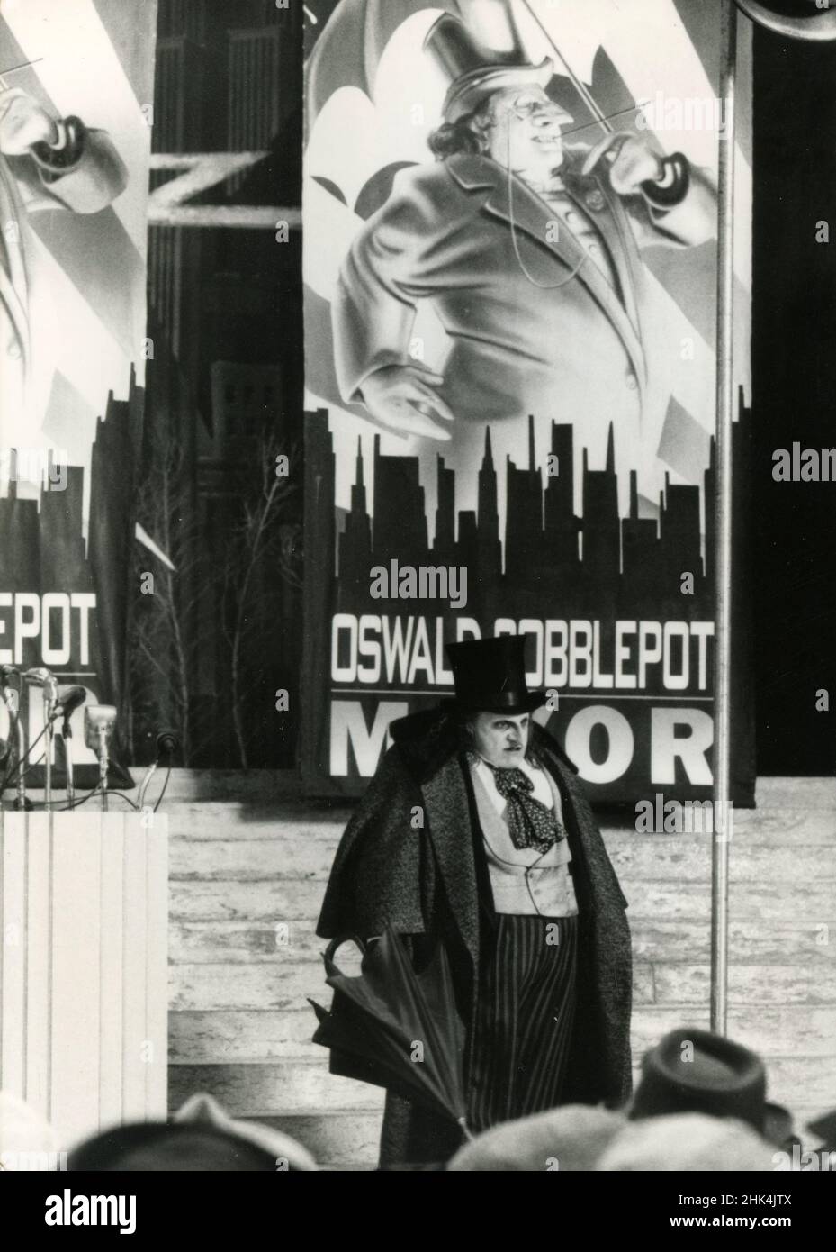 American actor Danny De Vito in the movie Batman Returns, USA 1992 Stock Photo