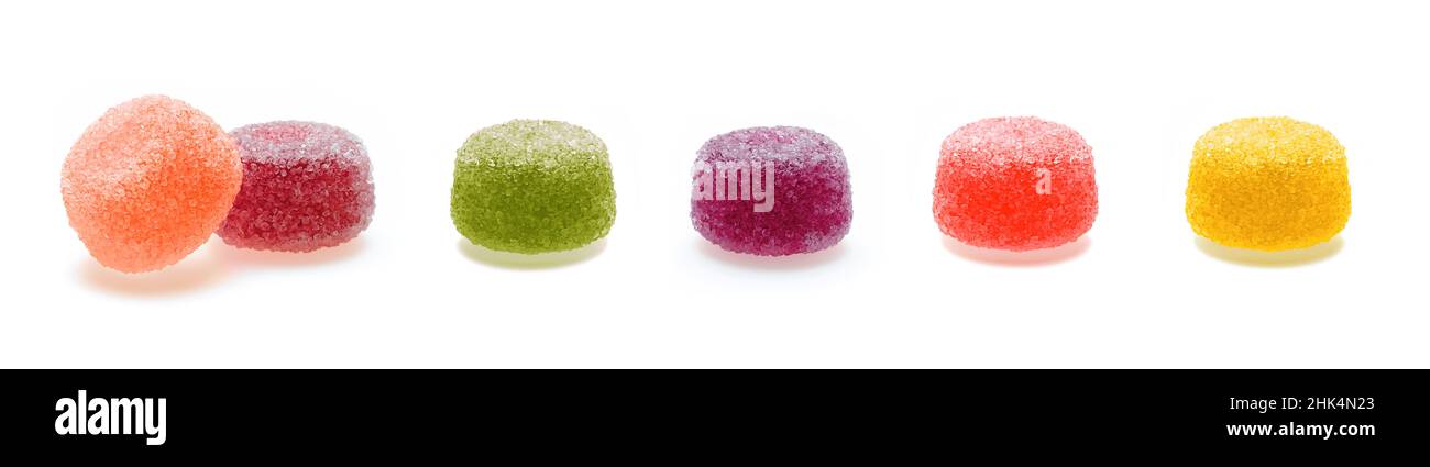 fruit pastilles Stock Photo