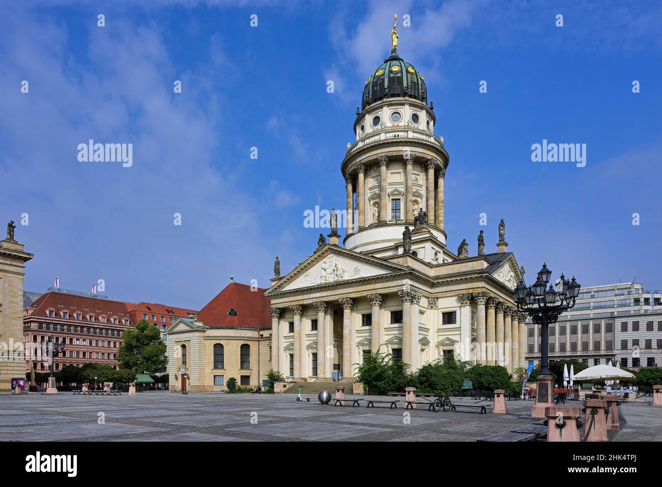 French Cathedral, Gendarmen square, Unter den Linden, Berlin, Germany, Europe Stock Photo