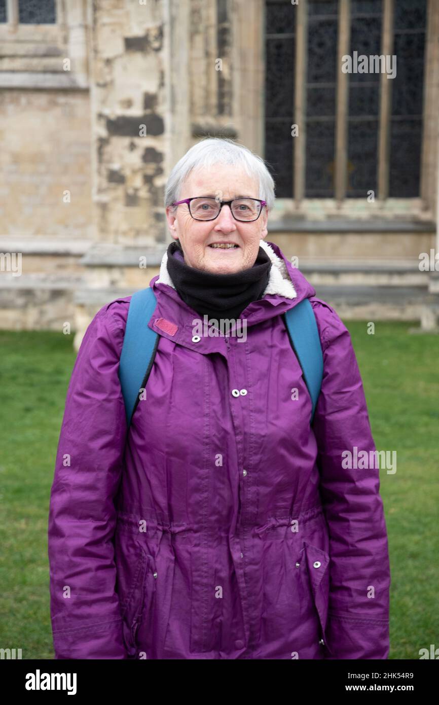 The Portrait of Kent: Canterbury Cathedral is a social documentary portraiture series of photographs, which documents the life of the cathedral ground Stock Photo