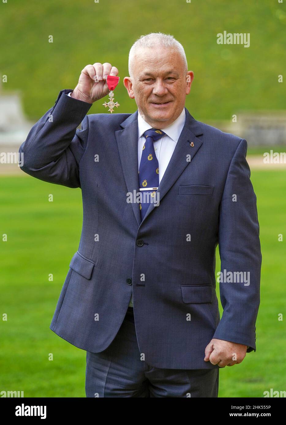 Christopher Thomas, Deputy Director of H.M. Coastguard, after receiving an  MBE (Member of the Order of the British Empire) during an investiture  ceremony at Windsor Castle. Picture date: Wednesday February 2, 2022