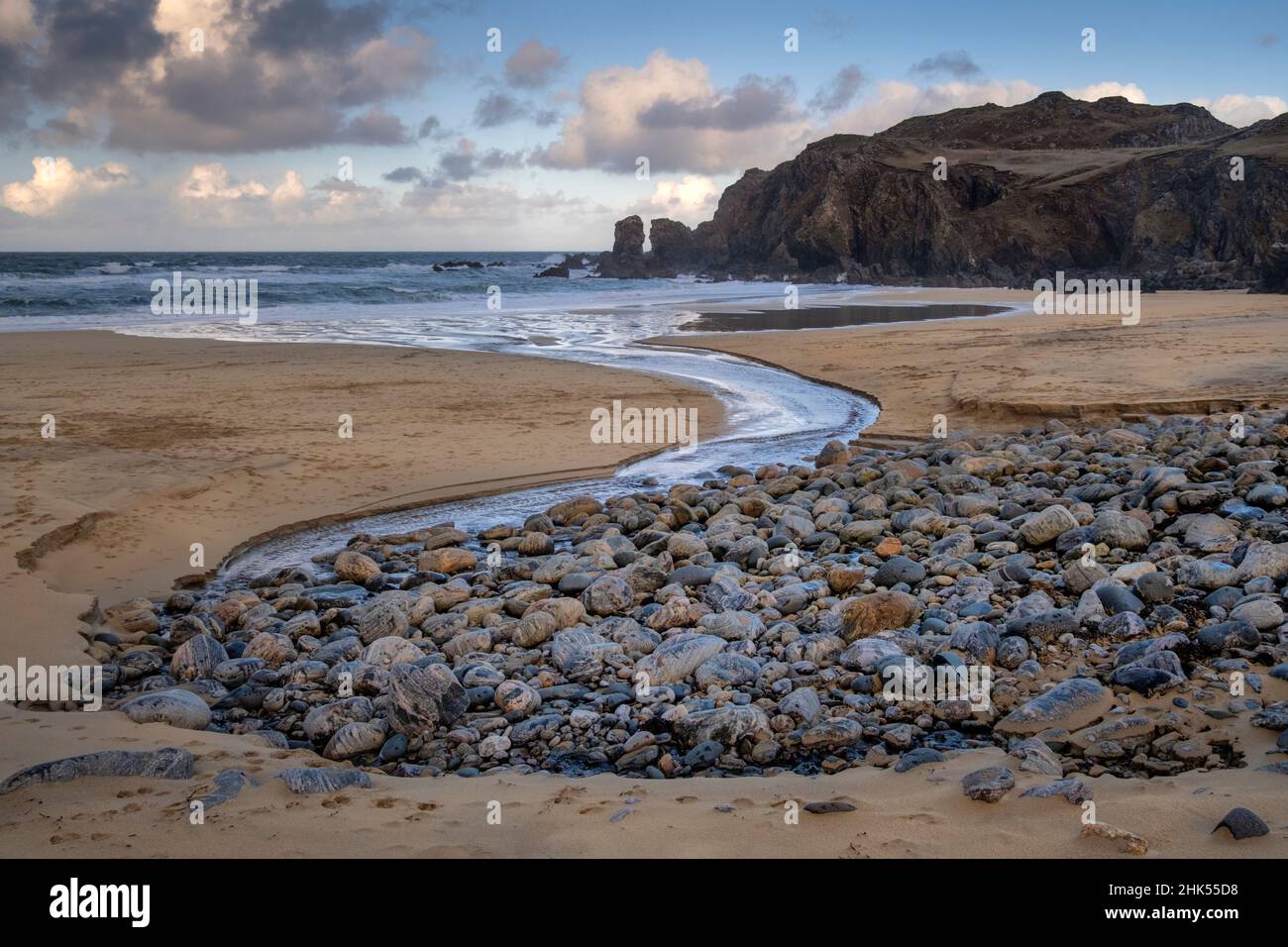 Dalmore Beach (Traigh Dhail Mhor), Isle of Lewis, Outer Hebrides, Scotland, United Kingdom, Europe Stock Photo