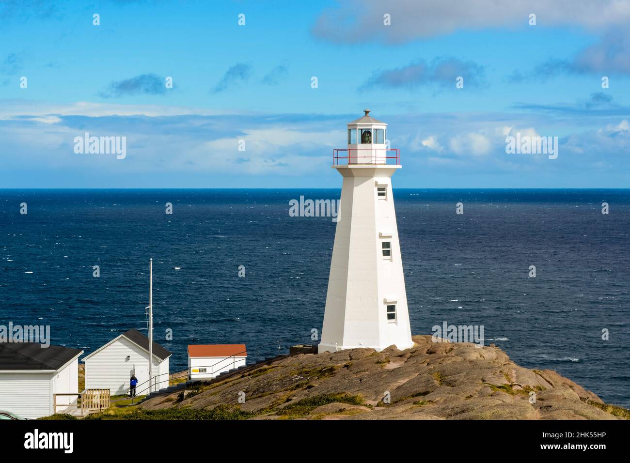 Cape Spear Lighthouse National Historic Site, St. John's, Newfoundland, Canada, North America Stock Photo