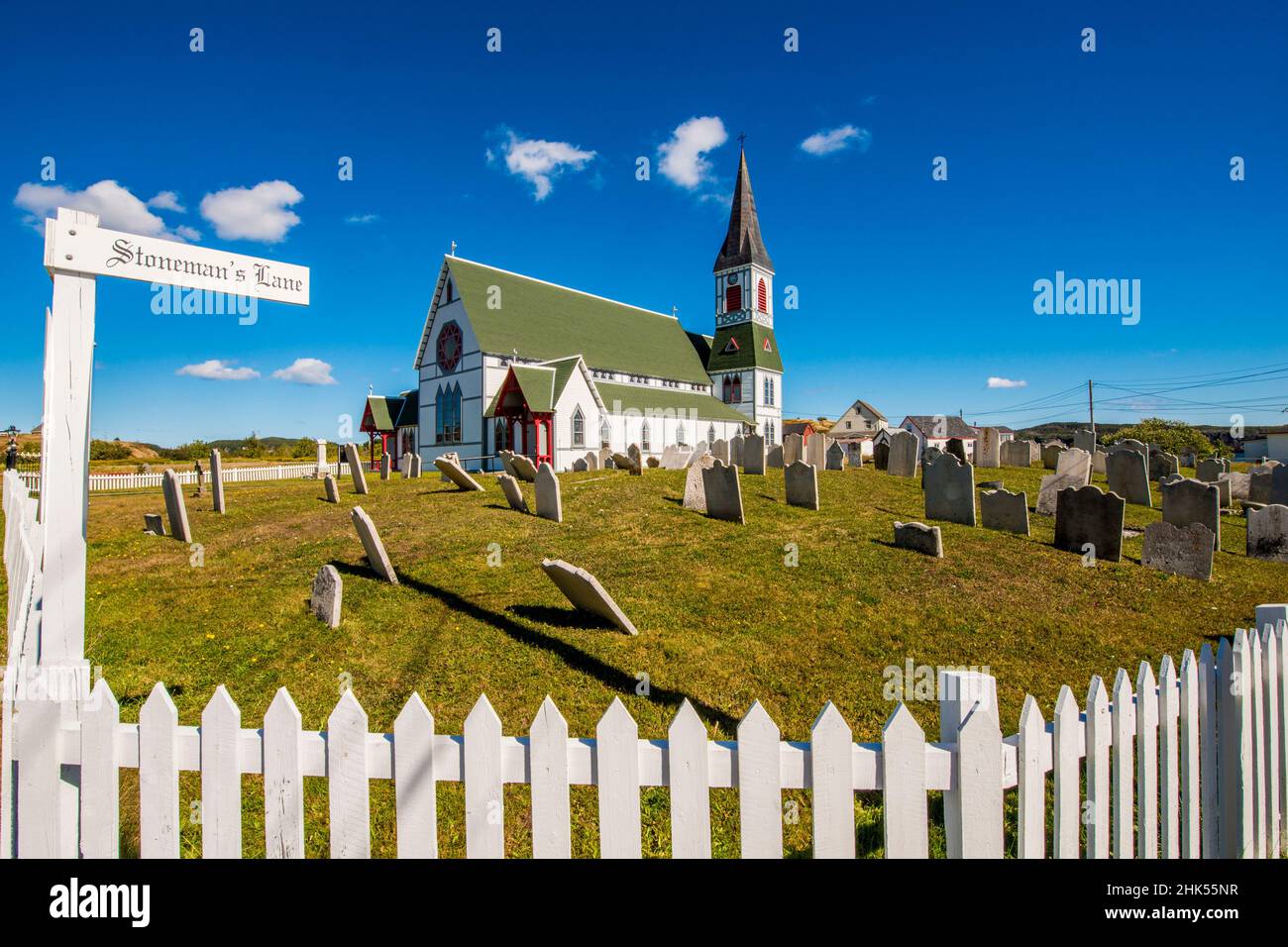 St. Paul's Anglican Church, Trinity, Bonavista Peninsula, Newfoundland, Canada, North America Stock Photo
