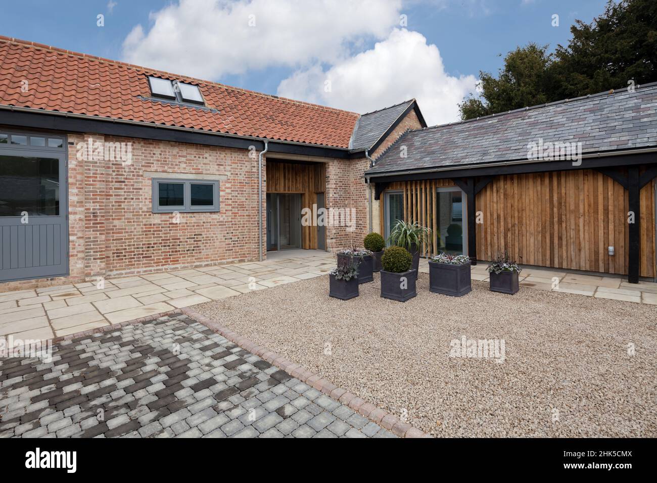 Trumpington, Cambridgeshire May 04 2017 Exterior facade and