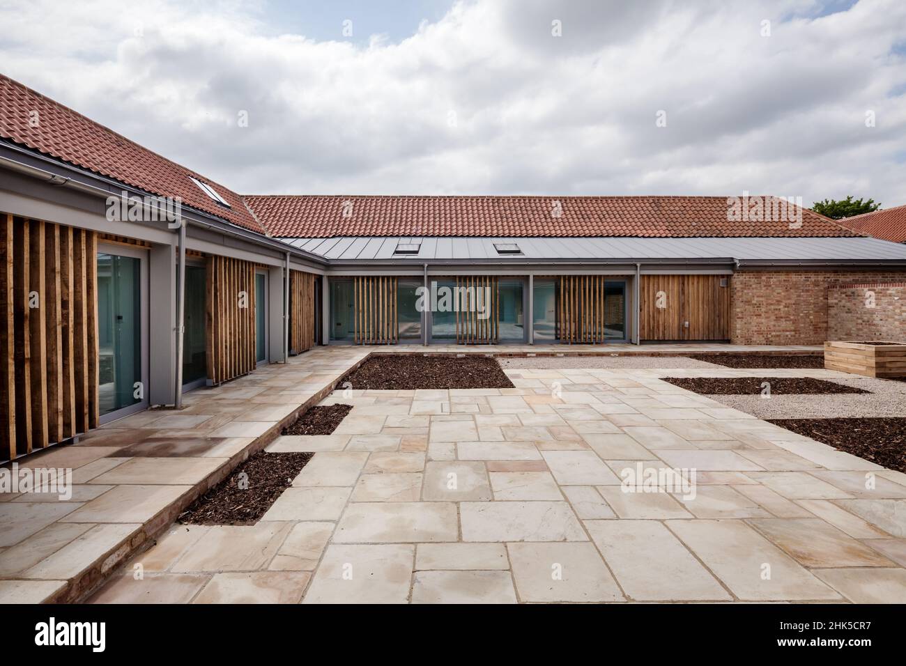 Trumpington, Cambridgeshire May 04 2017 Exterior facade and