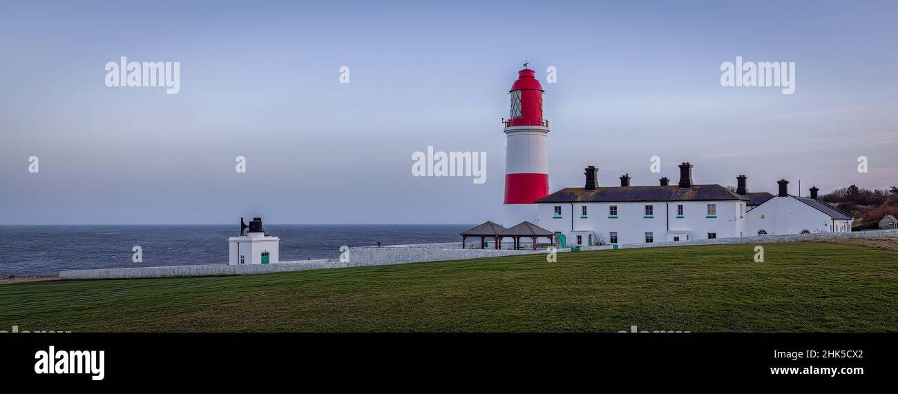 Souter Lighthouse and The Leas - National Trust Stock Photo