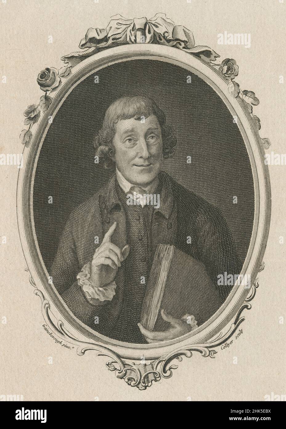 Antique 1778 engraving of Paul Whitehead. Paul Whitehead (1710-1774) was a British satirist and a secretary to the infamous Hellfire Club. SOURCE: ORIGINAL ENGRAVING Stock Photo