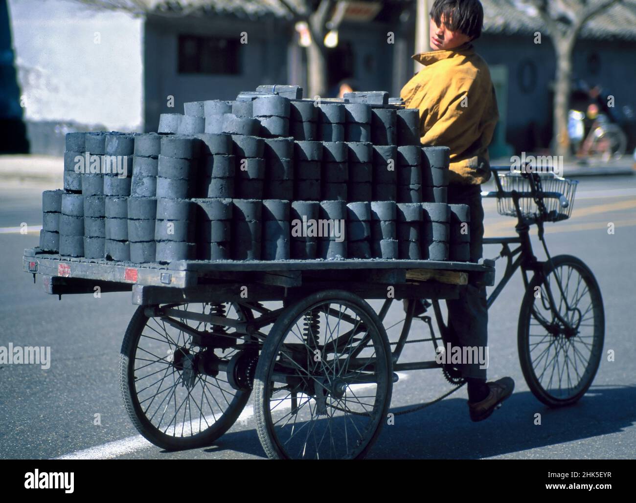 Coal has been a curse to China - and the whole planet - for much of the 20th Century, and remains so to this day. In this historic image from 1982 Bei Stock Photo