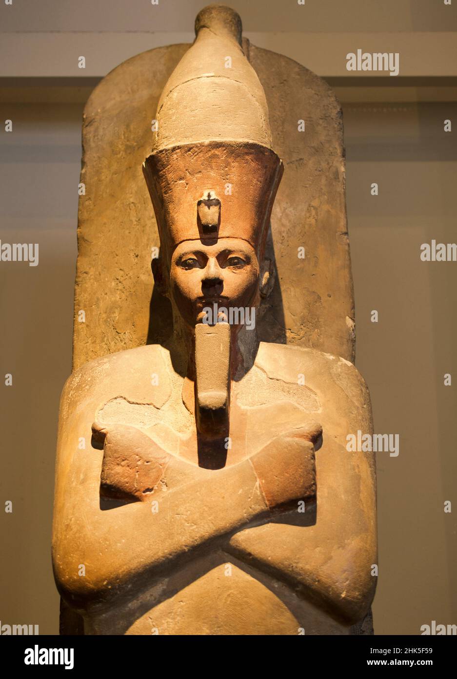 Amenhotep I was the second Pharaoh of the 18th Dynasty of Egypt, who reigned from roughly 1526 to 1506 BCE.   Established in 1753, the British Museum Stock Photo