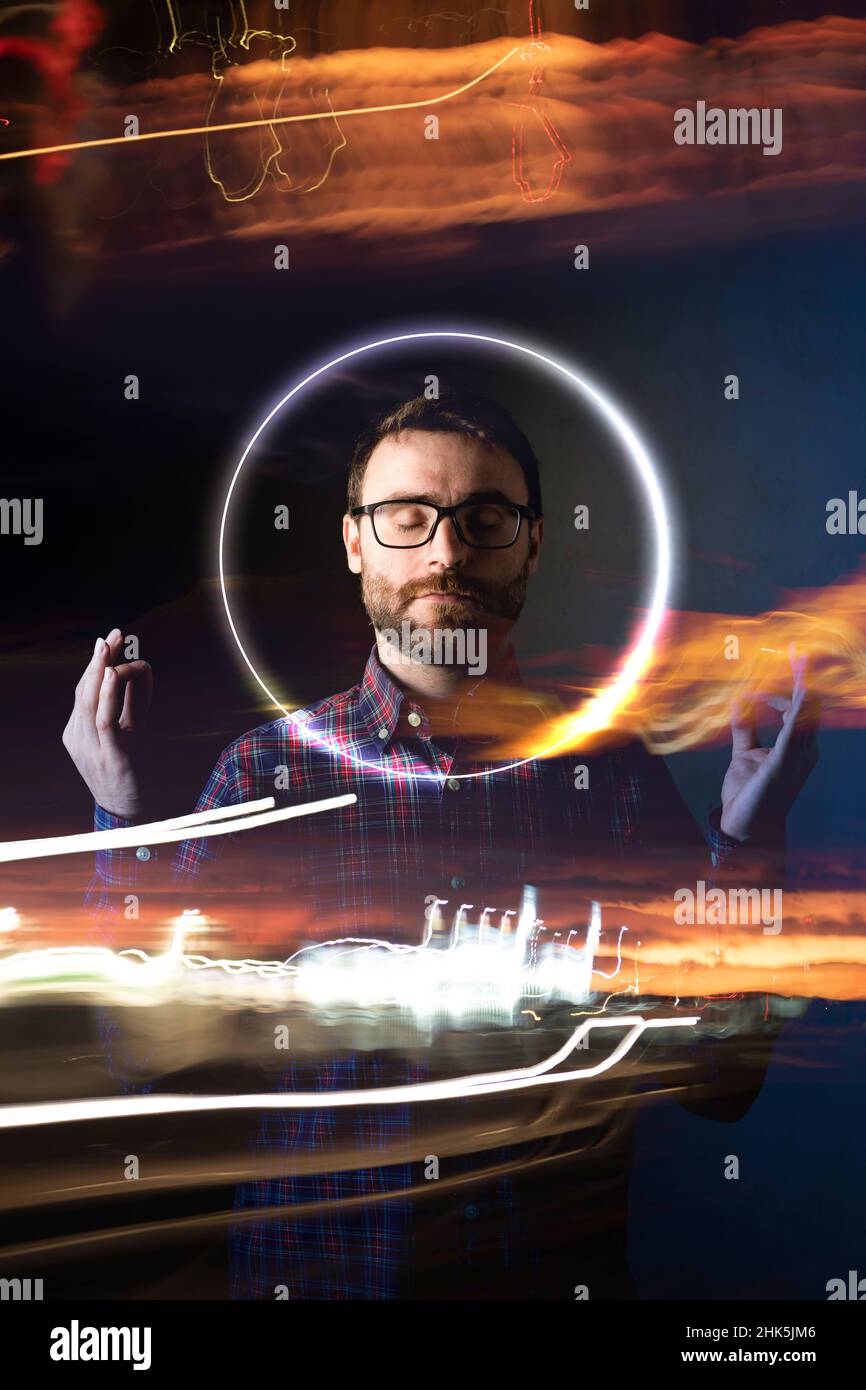 Man gesture blur hands hi-res stock photography and images - Alamy