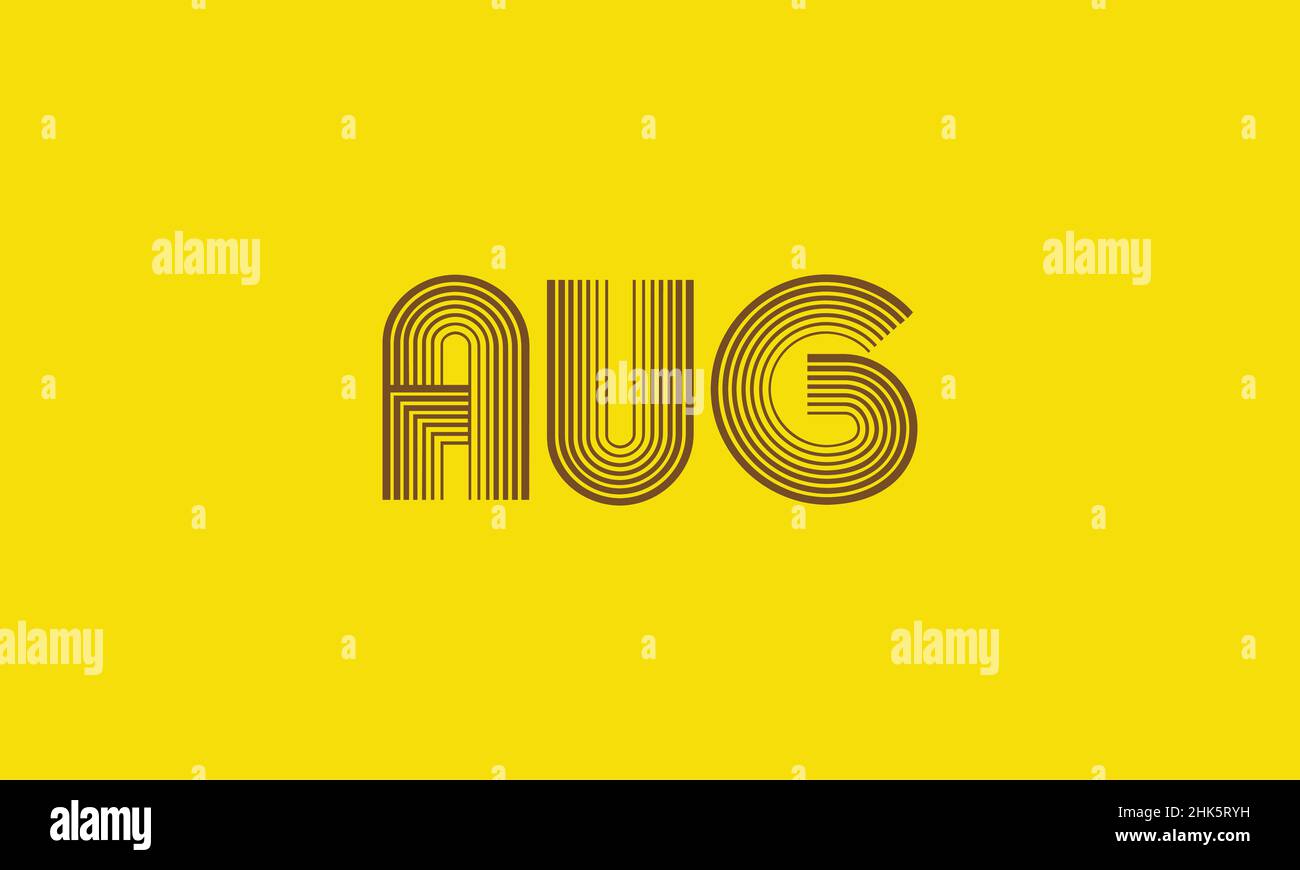 Aug letter Stock Vector Images - Alamy