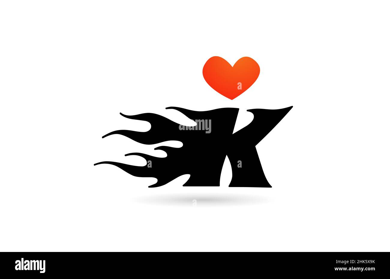 K alphabet letter logo icon design. Creative template for business ...