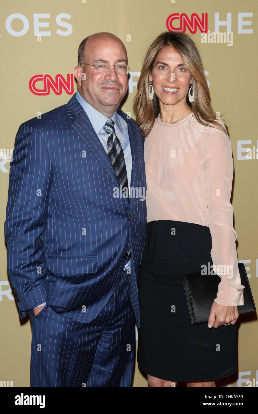 **FILE PHOTO** Jeff Zucker Resigns As Head Of CNN After Admitting Affair With Colleague. NEW YORK, NY - NOVEMBER 18: Jeff Zucker and Caryn Zucker at the eighth-annual CNN Heroes: An All-Star Tribute at the American Museum of Natural History in New York City on November 18, 2014. Credit: Diego Corredor/MediaPunch Stock Photo