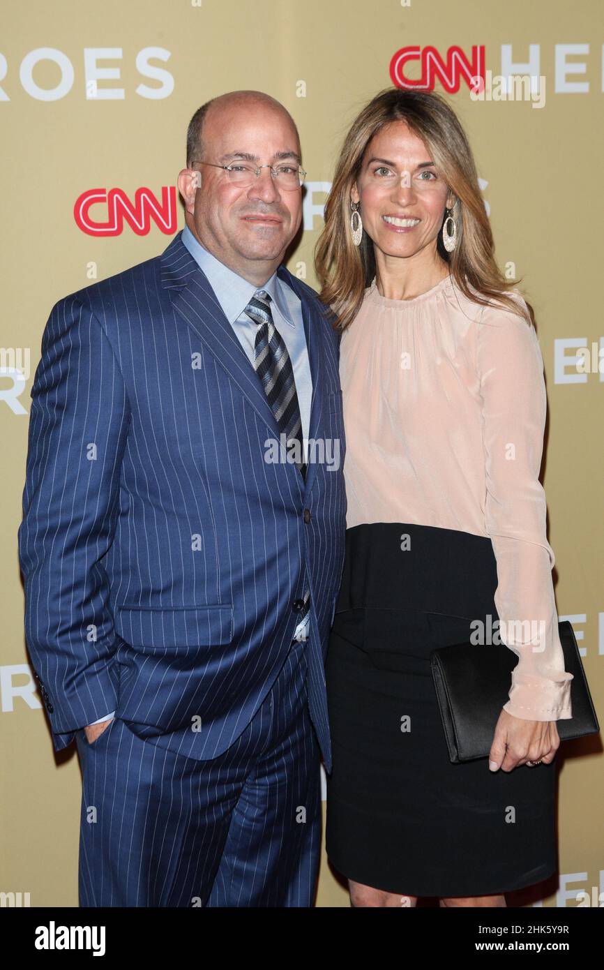 **FILE PHOTO** Jeff Zucker Resigns As Head Of CNN After Admitting Affair With Colleague. NEW YORK, NY - NOVEMBER 18: Jeff Zucker and Caryn Zucker at the eighth-annual CNN Heroes: An All-Star Tribute at the American Museum of Natural History in New York City on November 18, 2014. Credit: Diego Corredor/MediaPunch Stock Photo