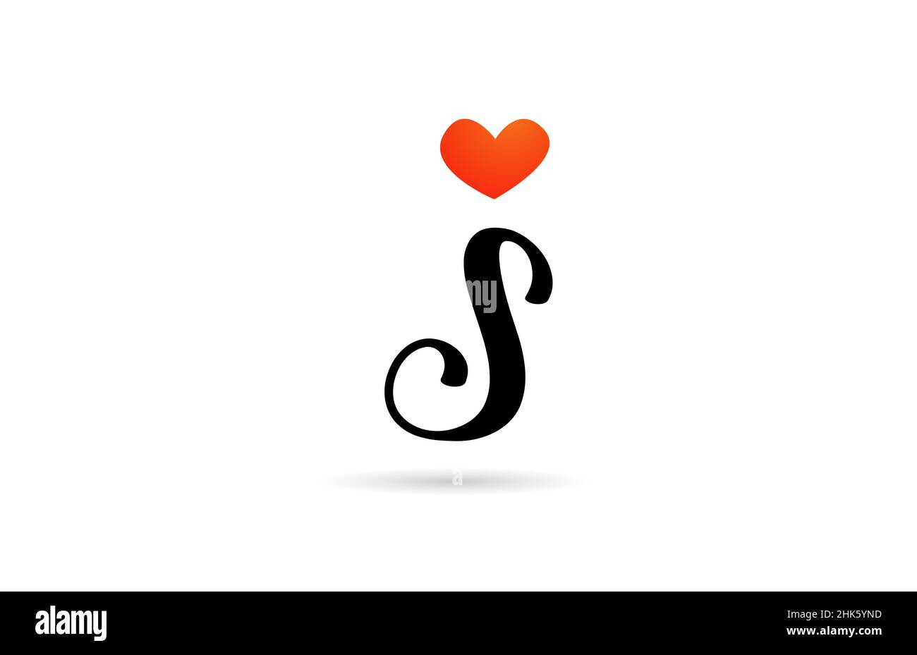 handwritten S alphabet letter logo icon design. Creative template for  business with love heart Stock Vector Image & Art - Alamy