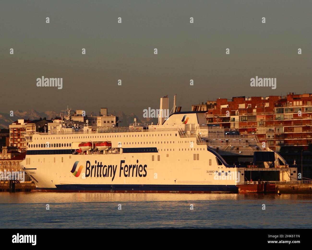 New Brittany Ferries ship the Salamanca is powered by Liquefied Natural ...