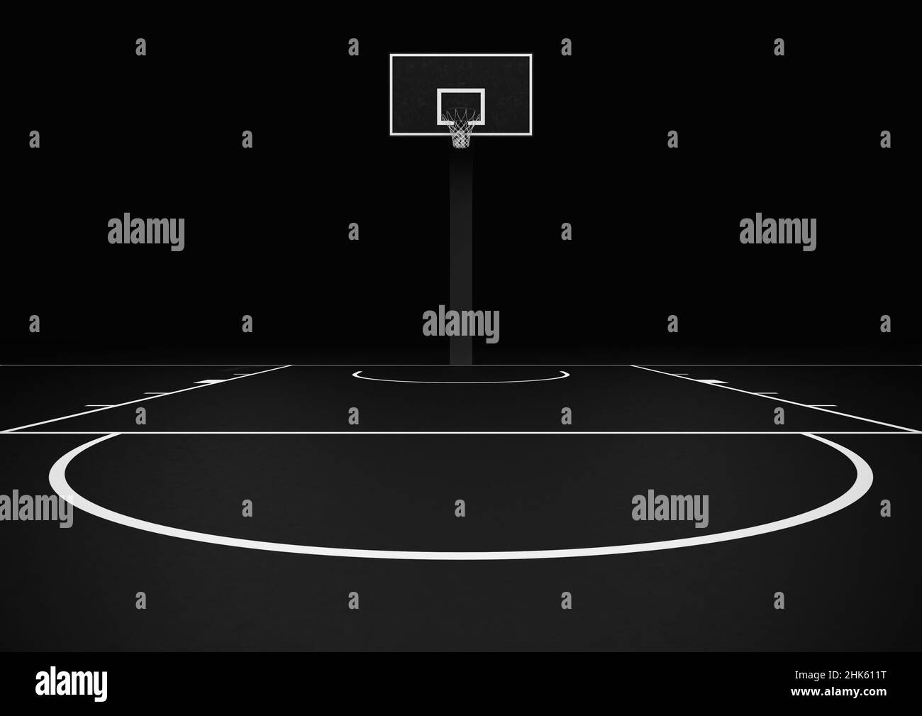 Basketball court sport Stock Photo Alamy