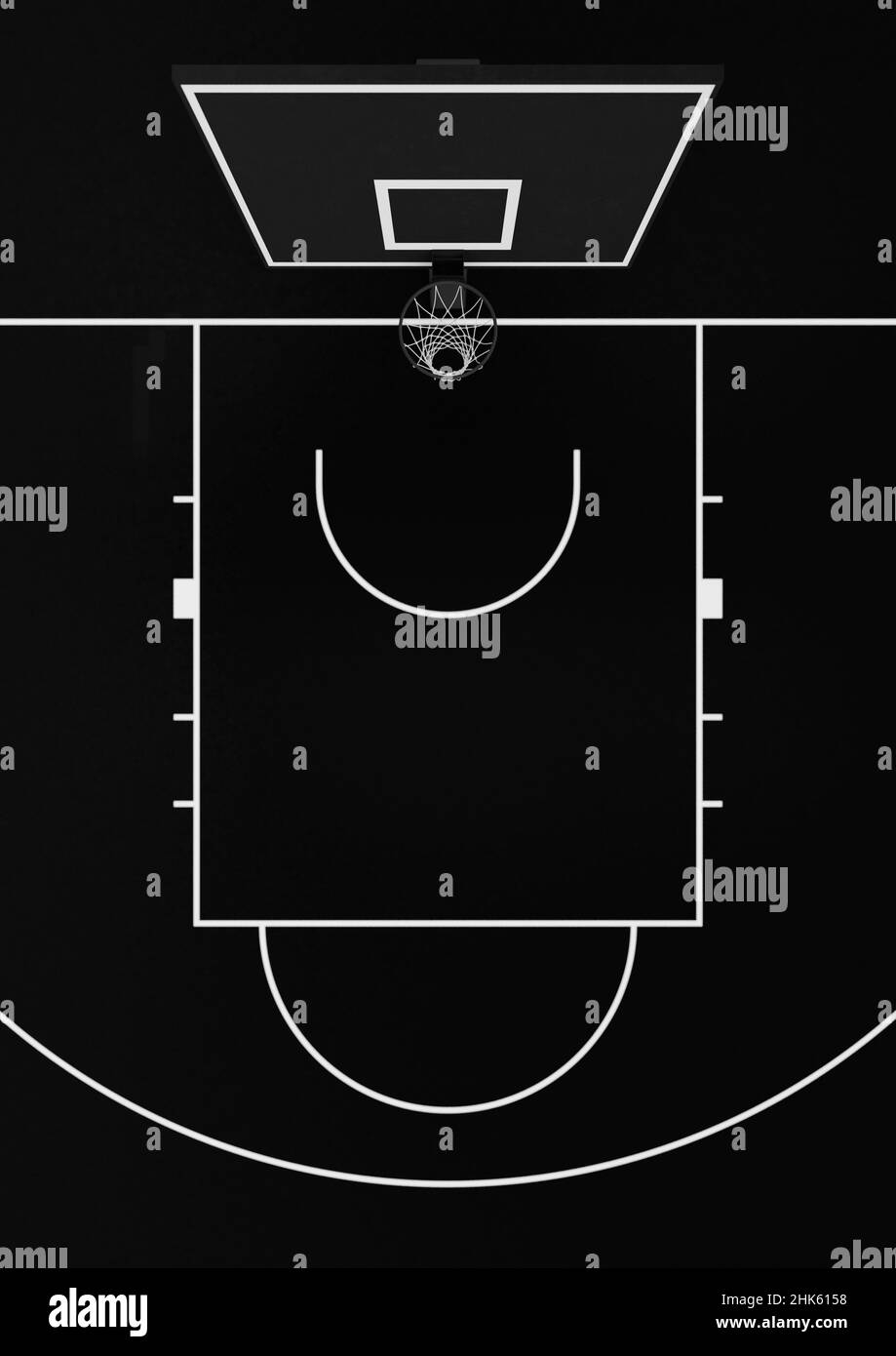 Basketball court sport Stock Photo Alamy