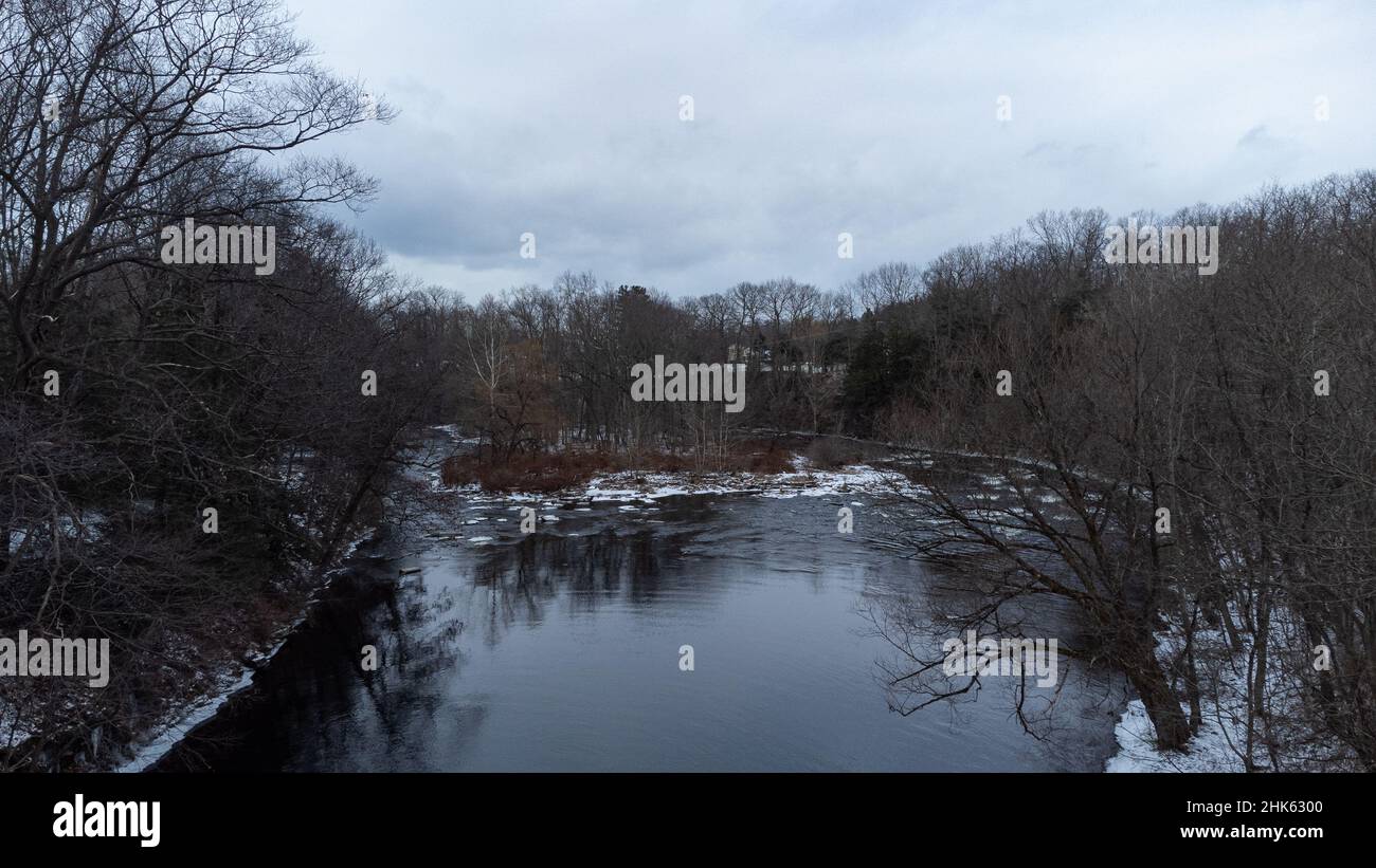 Beautiful River in Pulaski New York Stock Photo Alamy