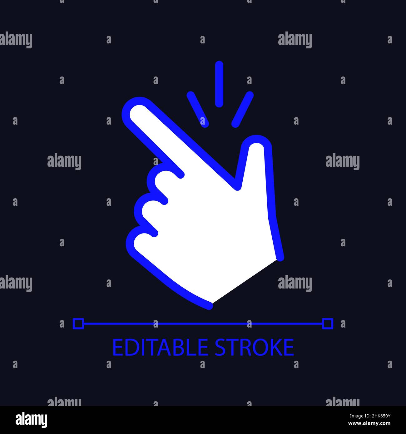 New ideas metaphor pixel perfect RGB color icon for dark theme Stock ...
